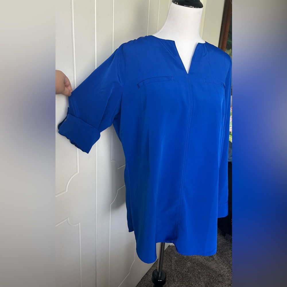Lands' End vibrant Royal  Blue Tunic - Picture 8 of 10